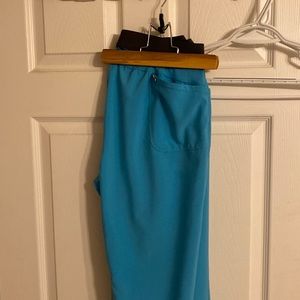 Size medium tall Cherokee infinity turquoise scrub pants